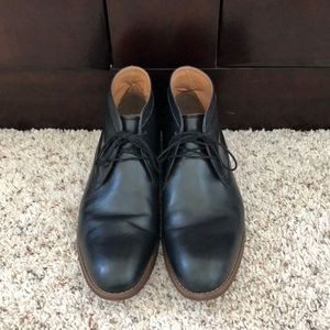 Men's Aldo Black Leather Chukka Boot